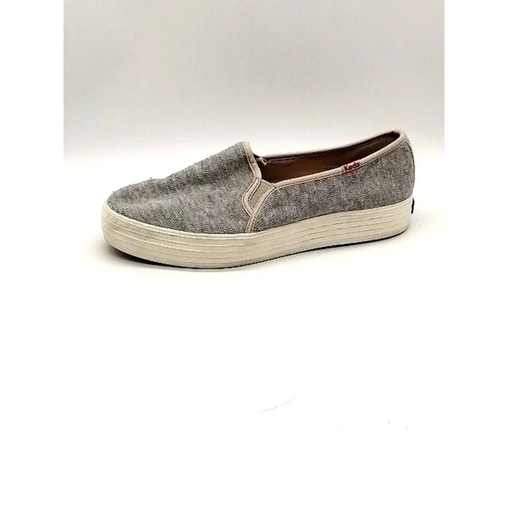 Keds Shoes Sneaker Womens Gray 8.5 Slip On Walking Stretch Dream Foam WF60336